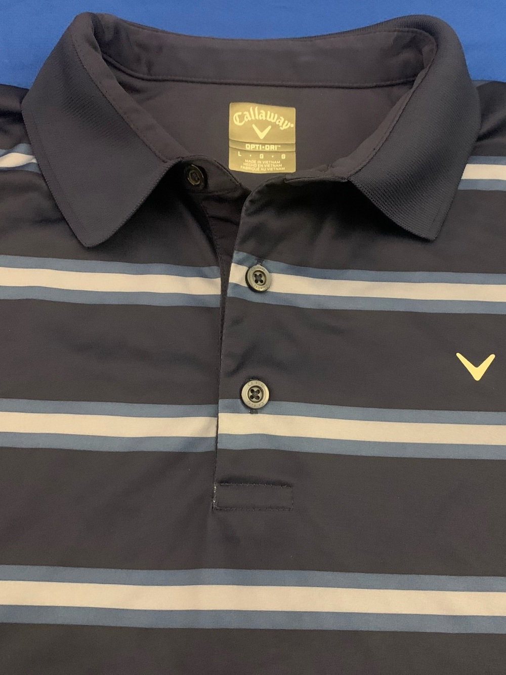 CALLAWAY SS Opti-Dri Striped Polo